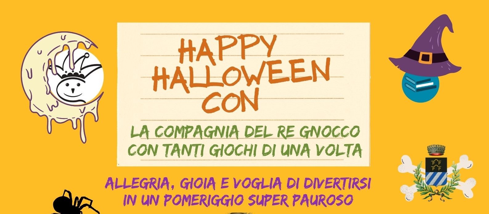 giovedì 31 ottobre dalle 15.30 